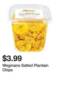 Wegmans Wegmans Salted Plantain Chips offer