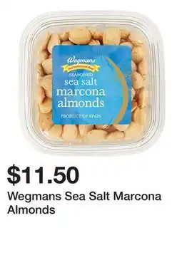 Wegmans Wegmans Sea Salt Marcona Almonds offer