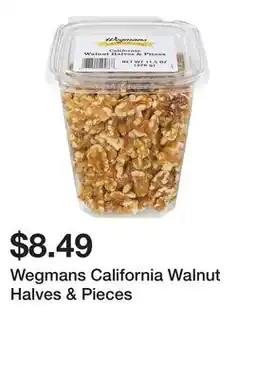 Wegmans Wegmans California Walnut Halves & Pieces offer