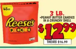 Ollie's 3 LB. PEANUT BUTTER CANDIES IN A CRUNCHY SHELL offer