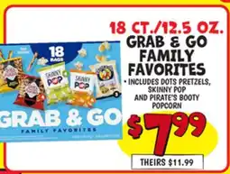 Ollie's 18 CT. 12.5 OZ. GRAB & GO FAMILY FAVORITES offer