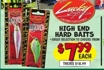 Ollie's HIGH END HARD BAITS offer