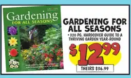 Ollie's GARDENING FOR ALL SEASONS offer
