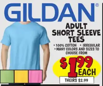 Ollie's GILDAN ADULT SHORT SLEEVE TEES offer