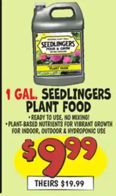 Ollie's 1 GAL. SEEDLINGERS PLANT FOOD offer