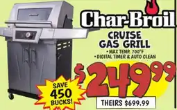 Ollie's Char-Broil CRUISE GAS GRILL offer