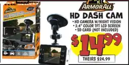 Ollie's ARMOR ALL HD DASH CAM offer