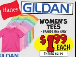 Ollie's GILDAN WOMEN'S TEES offer