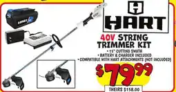 Ollie's 40V STRING TRIMMER KIT offer