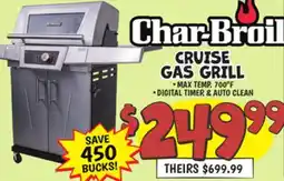 Ollie's CRUISE CRUISE GAS GRILL offer