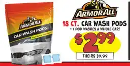 Ollie's ARMOR ALL 18 CT. CAR WASH PODS offer