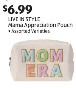 Aldi LIVE IN STYLE Mama Appreciation Pouch offer