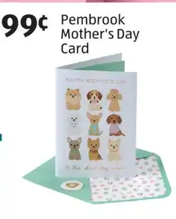 Aldi Pembrook Mother's Day Card offer