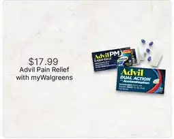 Walgreens Advil Pain Relief offer