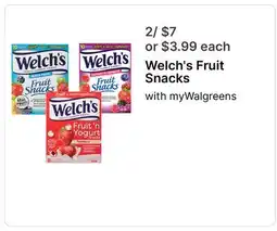Walgreens Welch's Fruit Snacks offer
