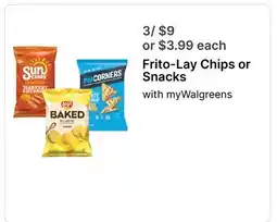 Walgreens Frito-Lay Chips or Snacks offer