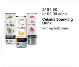 Walgreens Celsius Sparkling Drink offer