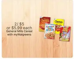Walgreens General Mills Cereal offer