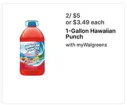 Walgreens 1-Gallon Hawaiian Punch offer