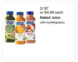 Walgreens Naked Juice offer