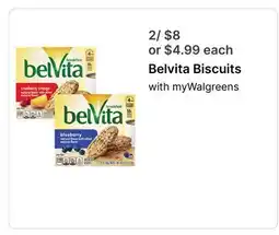Walgreens Belvita Biscuits offer