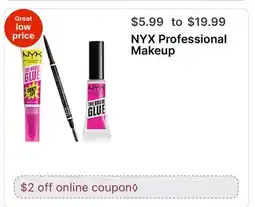 Walgreens NYX Professional Makeup offer