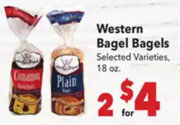 Vallarta Supermarkets Western Bagel Bagels offer