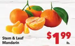 Vallarta Supermarkets Stem & Leaf Mandarin offer