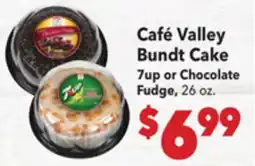 Vallarta Supermarkets Café Valley Bundt Cake offer