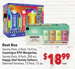 Vallarta Supermarkets Beat Box Variety Pack offer