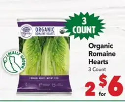Vallarta Supermarkets Organic Romaine Hearts offer
