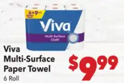 Vallarta Supermarkets Viva Multi-Surface Paper Towel offer