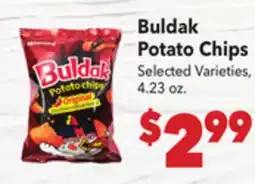 Vallarta Supermarkets Buldak Potato Chips offer