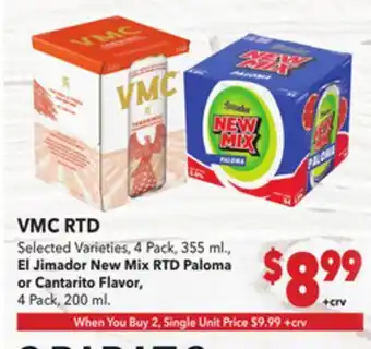 Vallarta Supermarkets VMC RTD offer