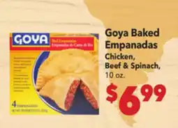 Vallarta Supermarkets Goya Baked Empanadas offer