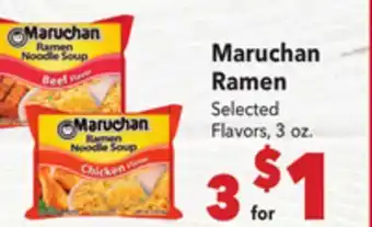 Vallarta Supermarkets Maruchan Ramen offer