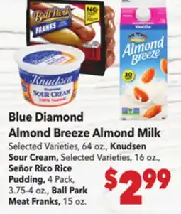Vallarta Supermarkets Blue Diamond Almond Breeze Almond Milk offer