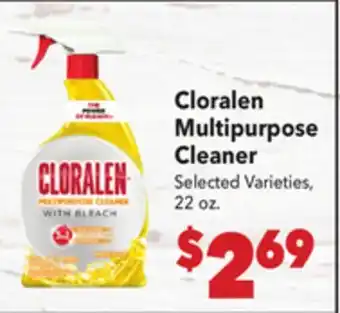 Vallarta Supermarkets Cloralen Multipurpose Cleaner offer
