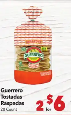 Vallarta Supermarkets Guerrero Tostadas Raspadas offer