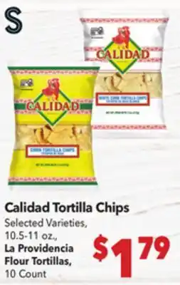 Vallarta Supermarkets Calidad Tortilla Chips offer