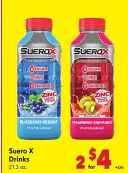 Vallarta Supermarkets Suero X Drinks offer