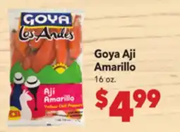 Vallarta Supermarkets Goya Aji Amarillo offer