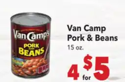 Vallarta Supermarkets Van Camp Pork & Beans offer