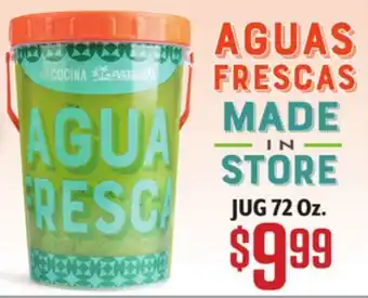 Vallarta Supermarkets AGUAS FRESCAS offer