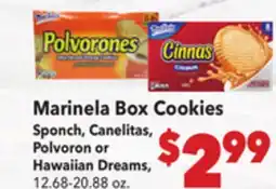 Vallarta Supermarkets Marinela Box Cookies offer