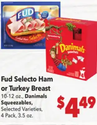 Vallarta Supermarkets Fud Selecto Ham or Turkey Breast offer