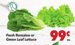 Vallarta Supermarkets Fresh Romaine or Green Leaf Lettuce offer