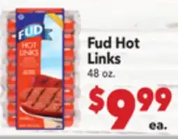 Vallarta Supermarkets Fud Hot Links offer