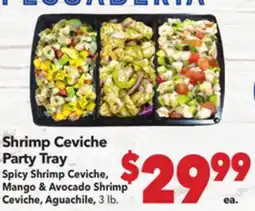 Vallarta Supermarkets Shrimp Ceviche Party Tray offer