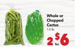 Vallarta Supermarkets Whole or Chopped Cactus offer